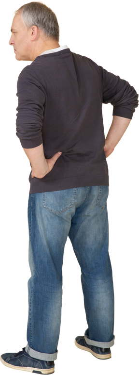 Man in casual clothes standing