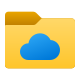 cloud folder icon