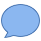 speech bubble--v2 icon