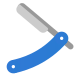 straight razor icon